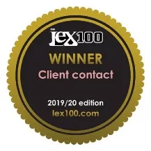 LEX100 Winner Client Contact 2019/2020